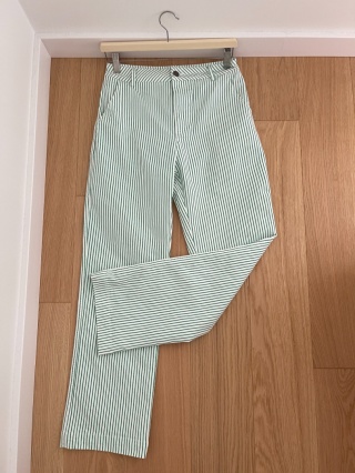 Spodnie w paski NEO NOIR, 70% bawełna - XS/S