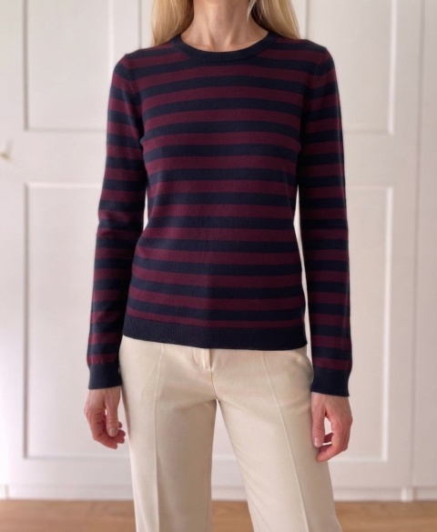 Sweter MAGASIN DU NORD 100% wełna merino - S/M