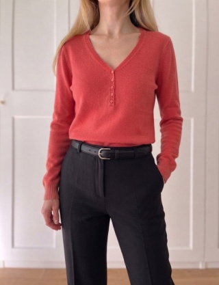 Sweter MARIE PHILIPPE, wełna i kaszmir blend - M