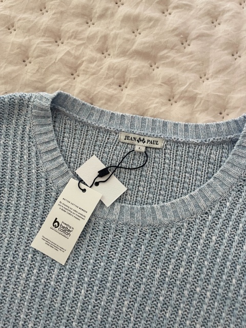Sweter JEAN PAUL, 100% bawełna - L NOWY Z METKĄ