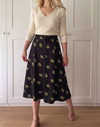 Spódnica HOBB'S LONDON, wiskoza - XL/XXL