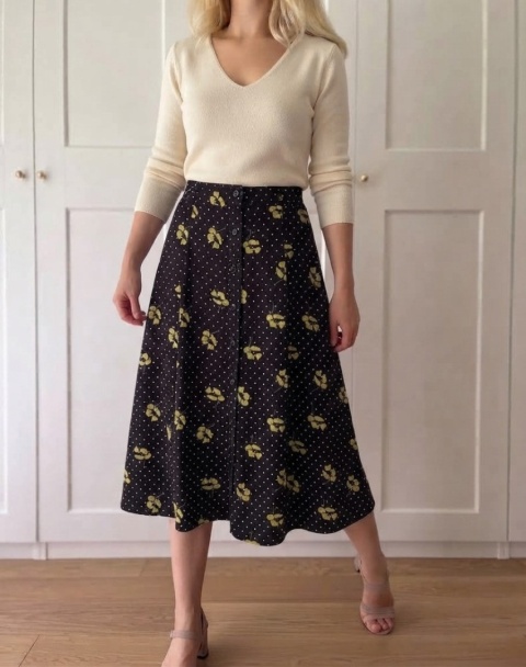 Spódnica HOBB'S LONDON, wiskoza - XL/XXL