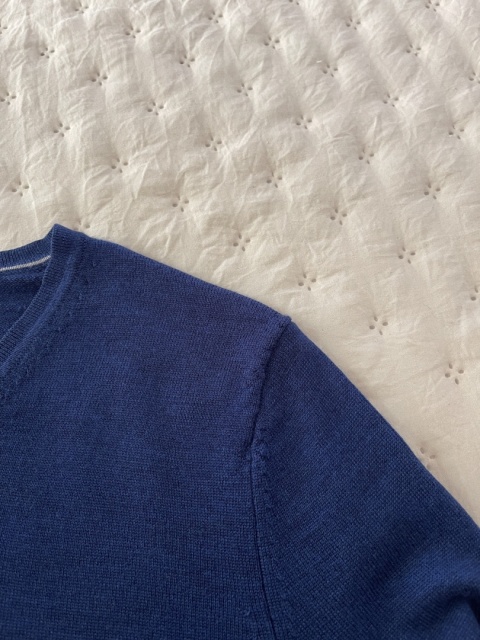 Sweter CHARLES TYRWHITT, 100% wełna merino - S/M unisex