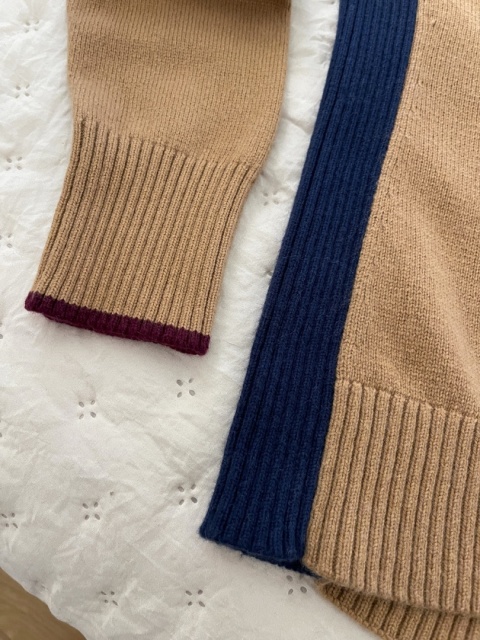Sweter BEN DE LISI, wełna i kaszmir blend - M/L