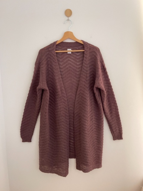 Kardigan SAINT TROPEZ, wełna i alpaka blend - M/L