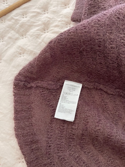 Kardigan SAINT TROPEZ, wełna i alpaka blend - M/L