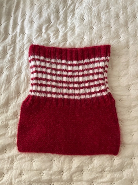 Ręcznie robiony neck warmer, 100% wełna