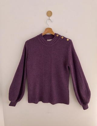 Sweter B.YOUNG, bawełna i yak blend - S/M