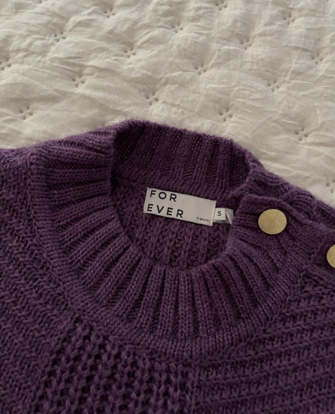 Sweter B.YOUNG, bawełna i yak blend - S/M