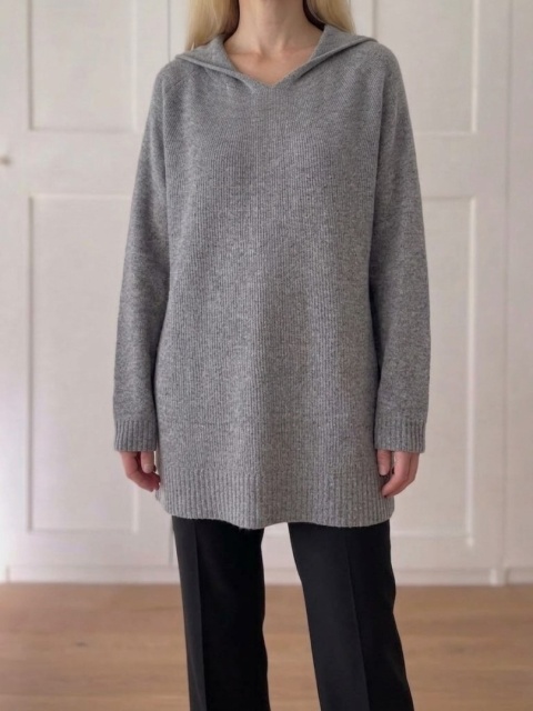 Miękki sweter CREAM, wełna i kaszmir - L/XXL