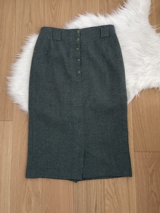Spódnica vintage HAMMER, 100% wełna - M