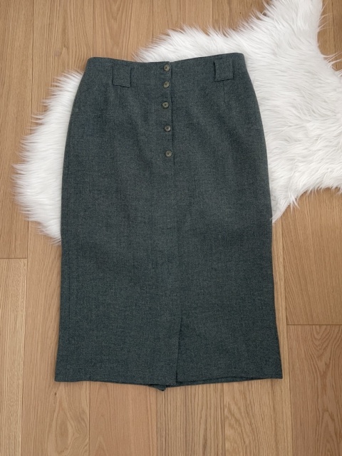 Spódnica vintage HAMMER, 100% wełna - M