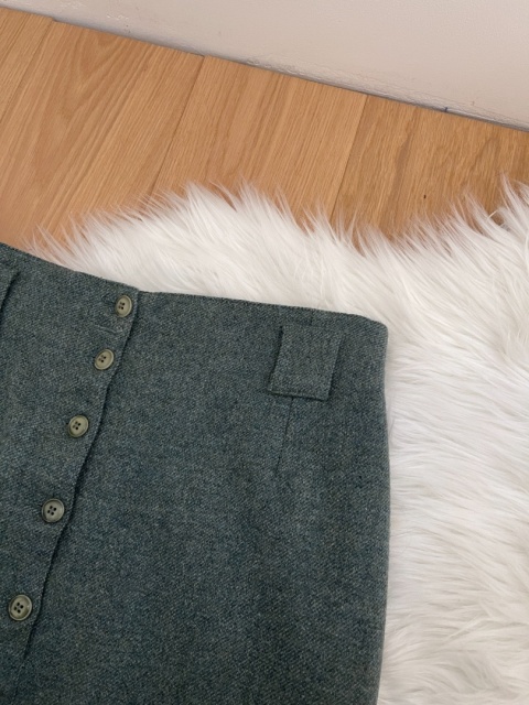 Spódnica vintage HAMMER, 100% wełna - M