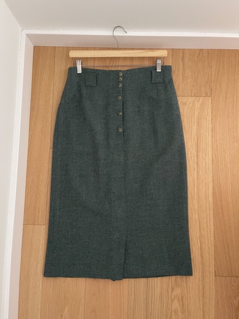 Spódnica vintage HAMMER, 100% wełna - M