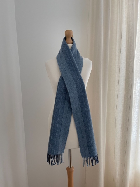 Szalik 100% wełna - 23 x 170 cm