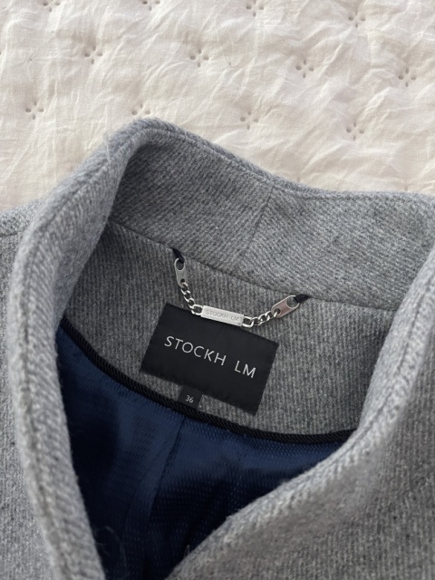 Płaszcz STOCKH LM, 55% wełna - S