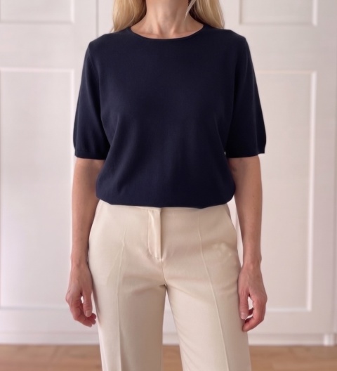 Sweter PETER HAHN, 100% wełna - XL/4XL oversize