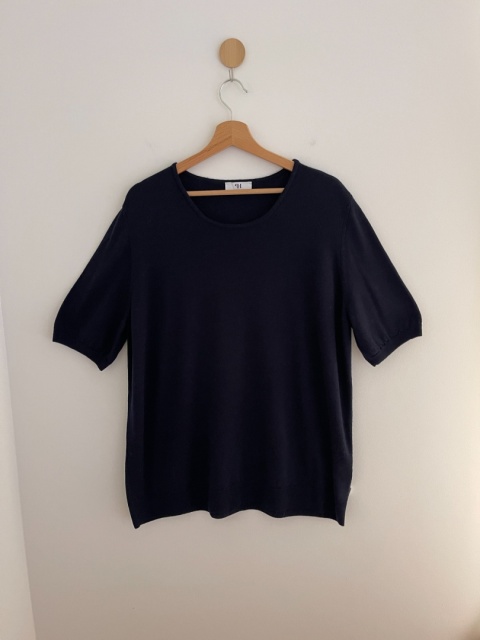 Sweter PETER HAHN, 100% wełna - XL/4XL oversize