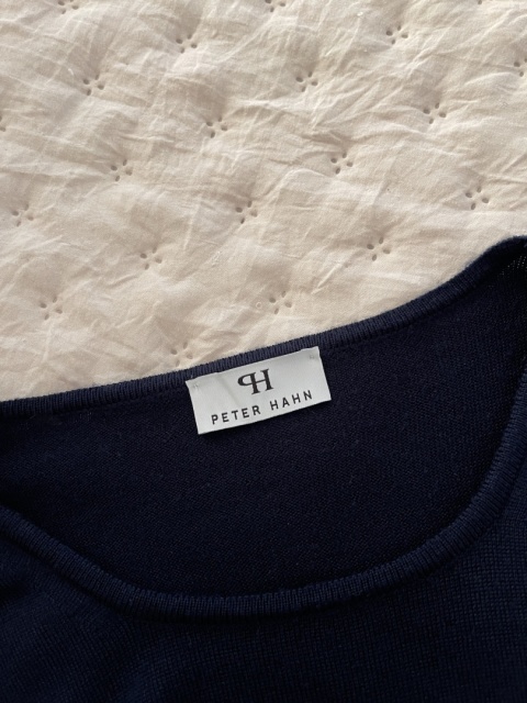 Sweter PETER HAHN, 100% wełna - XL/4XL oversize