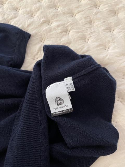 Sweter PETER HAHN, 100% wełna - XL/4XL oversize