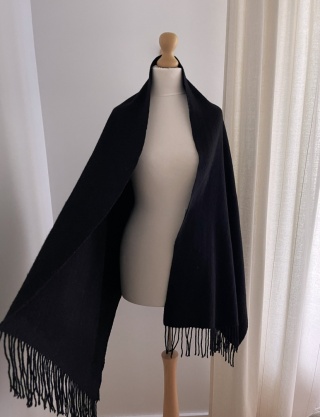Szal 100% wełna - 61 x 168 cm