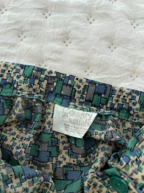 Spódnica vintage, 100% wełna - S/M