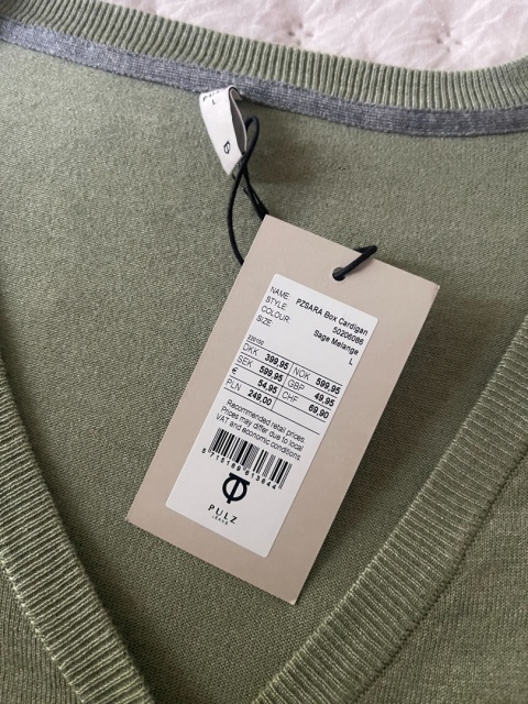 Kardigan PULZ JEANS, 80% wiskoza - XL/XXL NOWY