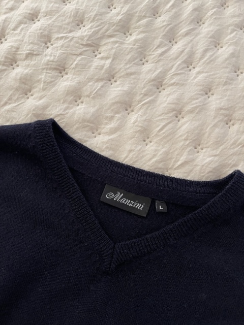 Sweter MANZINI, 50% wełna - XXL oversize / unisex