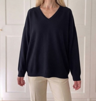 Sweter MANZINI, 50% wełna - XXL oversize / unisex